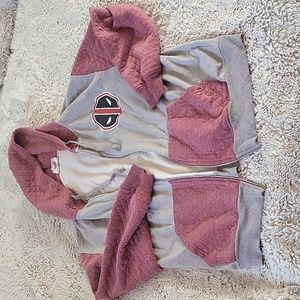 Unisex size large Deadpool zip hoodie